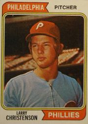 1974 Topps Baseball Cards      587     Larry Christenson RC